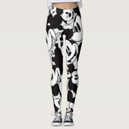 Zwart-wit ontwerp leggings