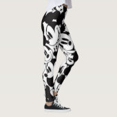 Zwart-wit ontwerp leggings (Rechts)