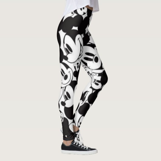 Zwart-wit ontwerp leggings (Rechts)