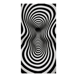 Zwart-wit Op kunst Perfect Poster
