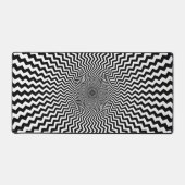 Zwart wit optisch design bureaumat (Voorkant)
