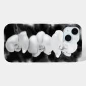 Zwart wit orchidee schilderij tropische bloemen Case-Mate iPhone case (Achterkant (horizontaal))