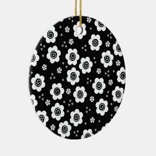 Zwart wit Ornament (Rechts)