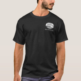 Zwart-wit Oval Ranch T-shirt