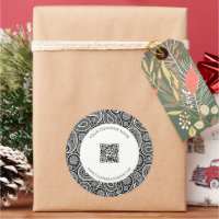 Zwart-wit  paisleypatroon
