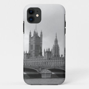 Zwart wit paleis van Westminster iPhone 11 Hoesje