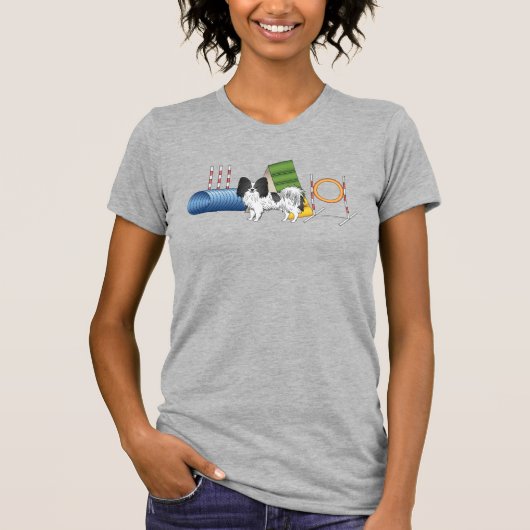 Zwart-wit papier met flexibele apparatuur t-shirt (Voorkant)