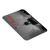 Zwart Wit Parijs City Night Eiffeltoren Europees Magneet (Rechterzijde)