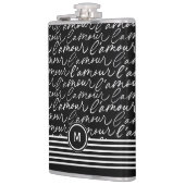 Zwart & Wit 'Paris dreaming' Heupfles (Links)