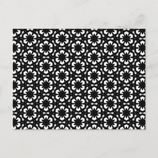 Zwart-wit patronen | Adreswijziging Aankondigingskaart (Voorkant)