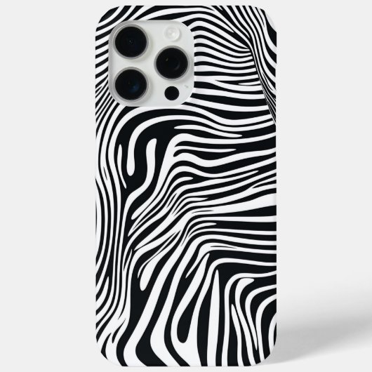 Zwart-wit 🦓 patroon Case-Mate iPhone case (Achterkant)