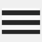 Zwart-wit patroon inpakpapier vel (Voorkant 2)