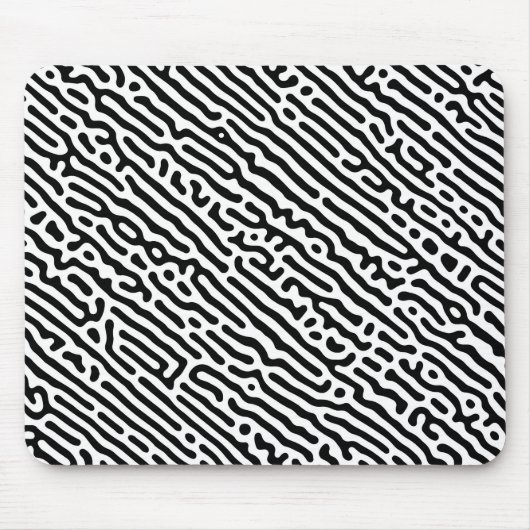 Zwart-wit patroon muismat (Voorkant)