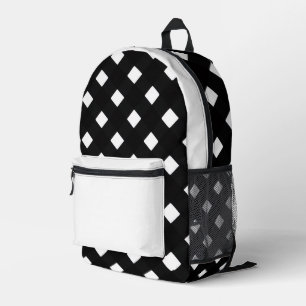 Zwart & Wit Patroon Rugzak  