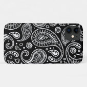 Zwart-wit patroonpatroon Case-Mate iPhone case (Achterkant (horizontaal))