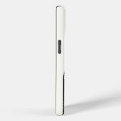 Zwart-wit Piano Keys Muzieknoten Monogrammed Case-Mate iPhone Case (Achterkant / Rechts)