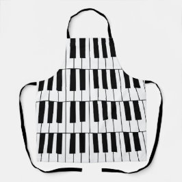 Zwart-wit Piano Keys Pianist Muzikant Schort