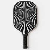 Zwart-wit Pickleball Paddle (Voorkant)