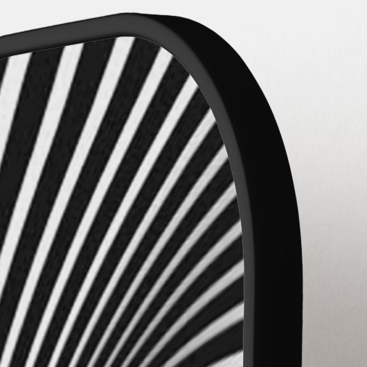 Zwart-wit Pickleball Paddle (Links Detail)