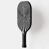 Zwart-wit Pickleball Paddle (Links)