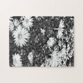 zwart-wit pixelkunst  legpuzzel (Horizontaal)