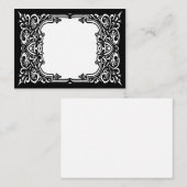 Zwart-wit plaatskaarten plaatskaartje (Voorkant / Achterkant)