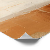 Zwart-wit Plaid Pumpkin Wall Art Poster (Hoek)