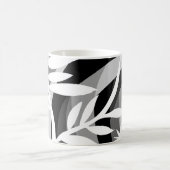 Zwart-wit Plant ontwerp Koffiemok (Center)