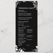 Zwart-wit platte programma (Achterkant)