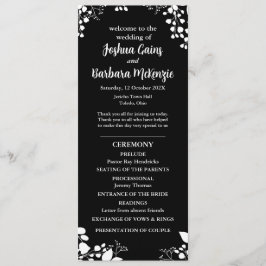 Zwart-wit platte programma