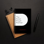 Zwart-wit Poker Speler Planner