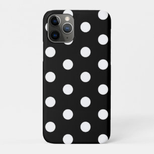 Zwart-wit Polka Dot iPhone Case