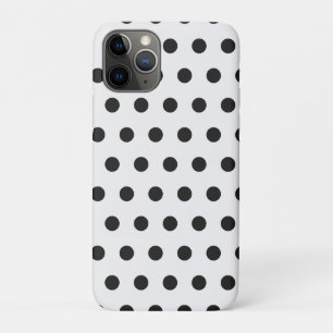 Zwart-wit Polka Dot iPhone Case