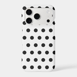 Zwart-wit Polka Dot iPhone Case