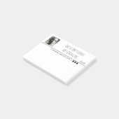 Zwart-wit portret pixel art post-it® notes (Schuin)