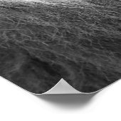 Zwart-wit portret van leeuw poster (Hoek)