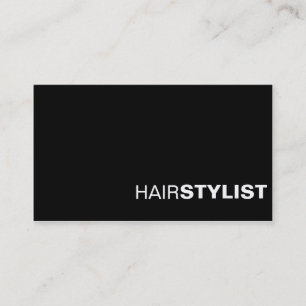 Zwart & Wit Professioneel Chic Visitekaartje