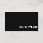 Zwart-wit professioneel chique Visitekaartje (Voorkant)