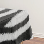 Zwart-wit Realistisch Zebra Bont Textuur Tafelkleed (Voorbeeld)