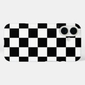 Zwart-wit Retro-controle Case-Mate iPhone Case (Achterkant (horizontaal))