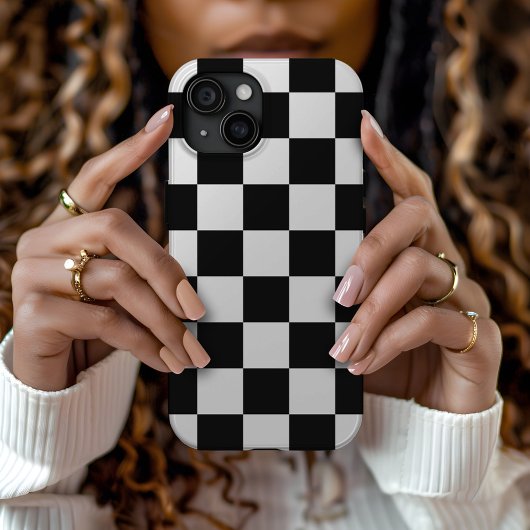 Zwart-wit Retro-controle Case-Mate iPhone Case