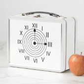 Zwart-wit Romeins Klokontwerp (In situ)