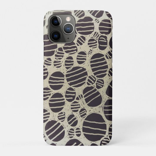 Zwart-wit, rond abstract design Case-Mate iPhone case (Achterkant)