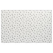 Zwart-wit rond penseel met ronde punten Afdrukmini Stof (Fat Quarter)