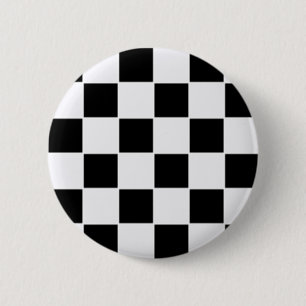 Zwart-wit Ronde Button 5,7 Cm