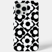 Zwart-wit Ruitenkijkpatroon Case-Mate iPhone Case (Achterkant)