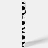 Zwart-wit Ruitenkijkpatroon Case-Mate iPhone Case (Achterkant / Rechts)