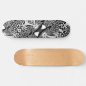 Zwart-wit Runway Mode geïnspireerd Schaats Skateboard (Horizontaal)