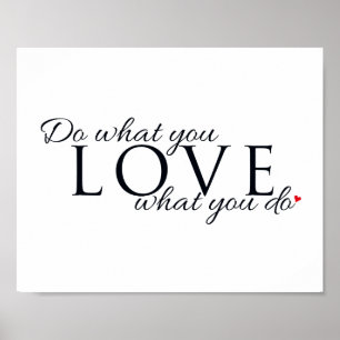 Zwart-Wit Scandi typografisch Inspirerend Poster