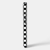 Zwart-wit schaakbordpatroon Case-Mate iPhone case (Achterkant / Links)